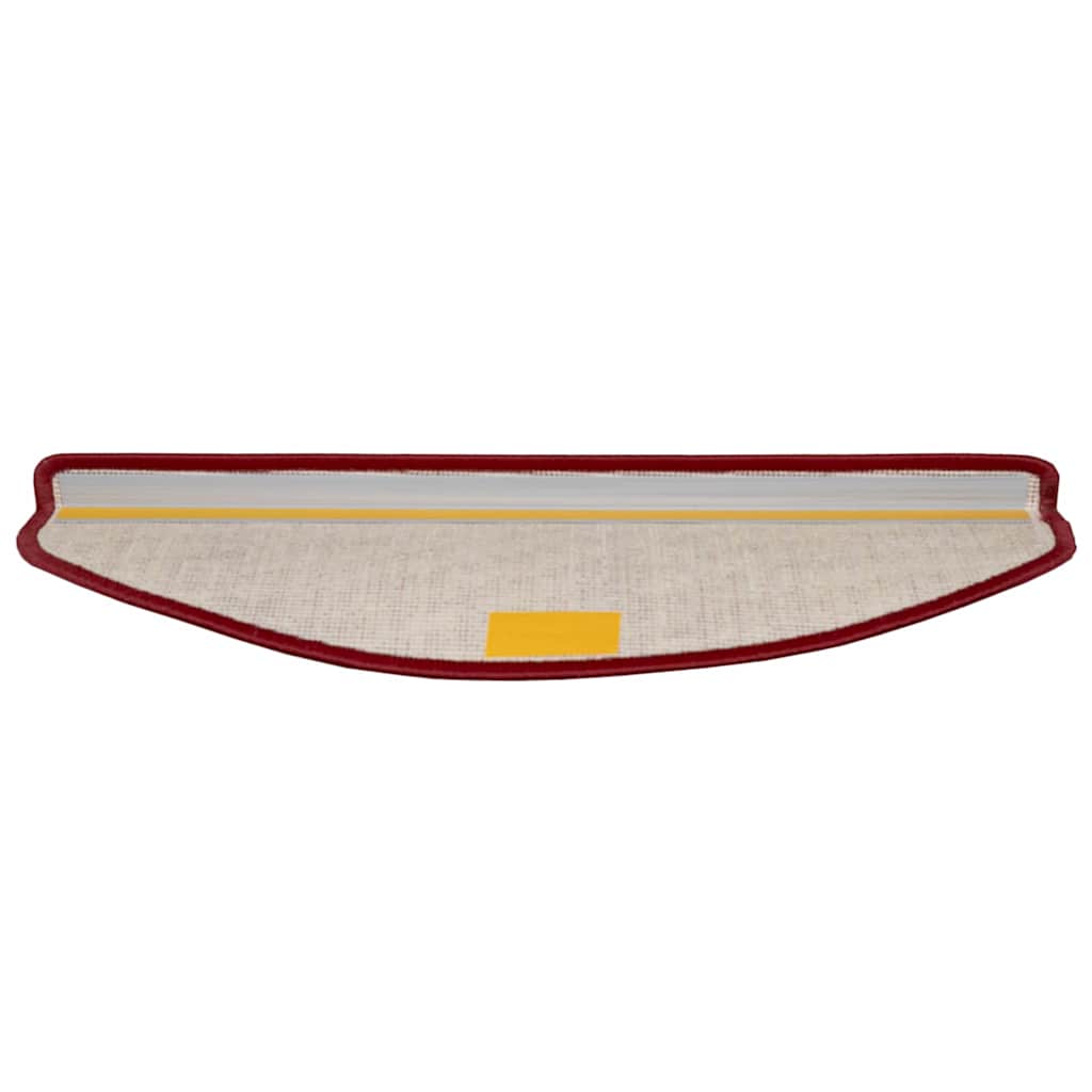 Αυτοκόλλητα Ματ Σκαλοπατιών 15 pcs Κόκκινο 65 x 21 x 4 cm
