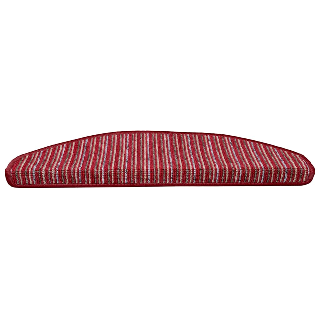 Αυτοκόλλητα Ματ Σκαλοπατιών 15 pcs Κόκκινο 65 x 21 x 4 cm
