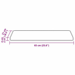 Αυτοκόλλητα Ματ Σκαλοπατιών 15 τμχ. 65 x 21 x 4 cm Non-Slip