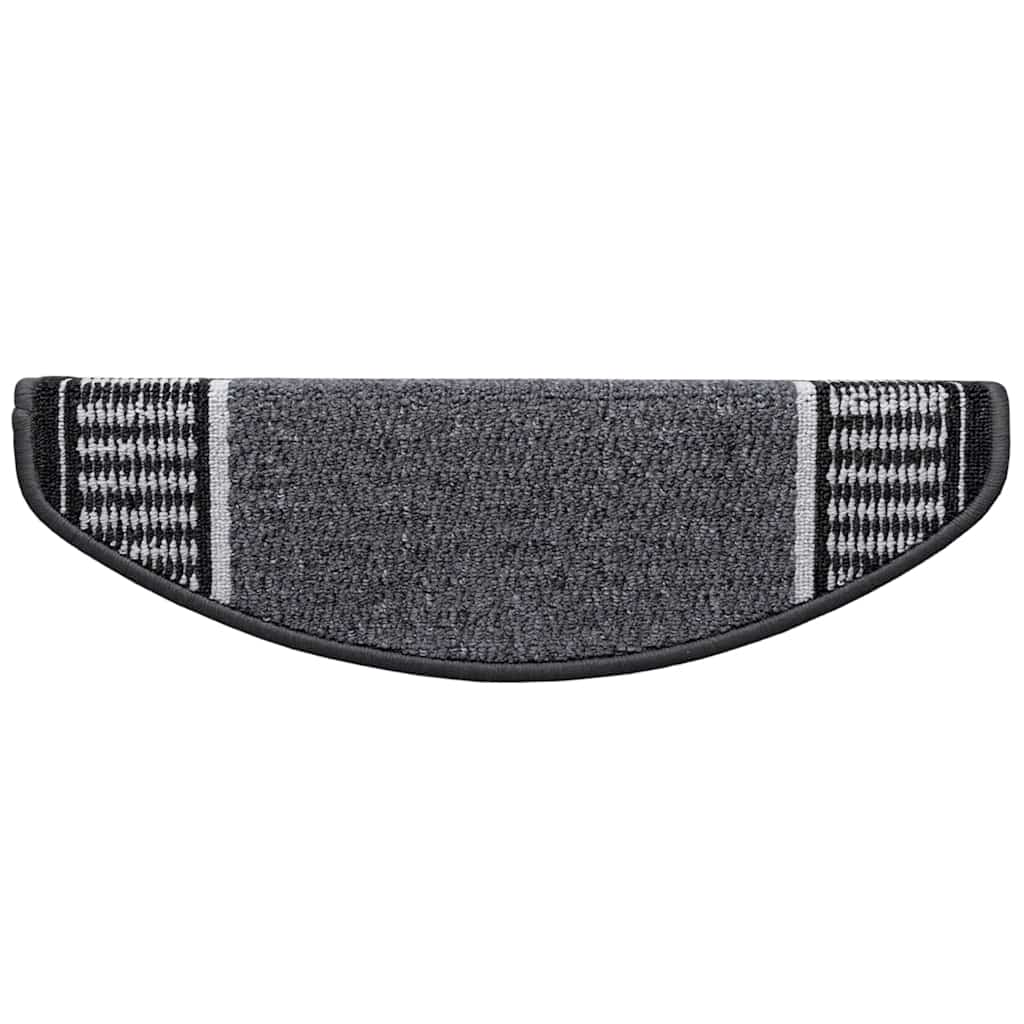 Αυτοκόλλητα Ματ Σκαλοπατιών 15 pcs Ανθρακί 65 x 21 x 4 cm - Pakobazaar