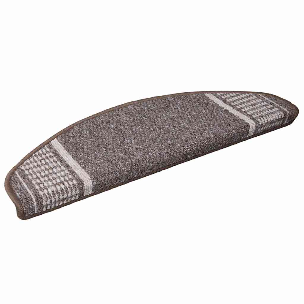 Αυτοκόλλητα Ματ Σκαλοπατιών 15 pcs Καφέ 65 x 21 x 4 cm - Pakobazaar
