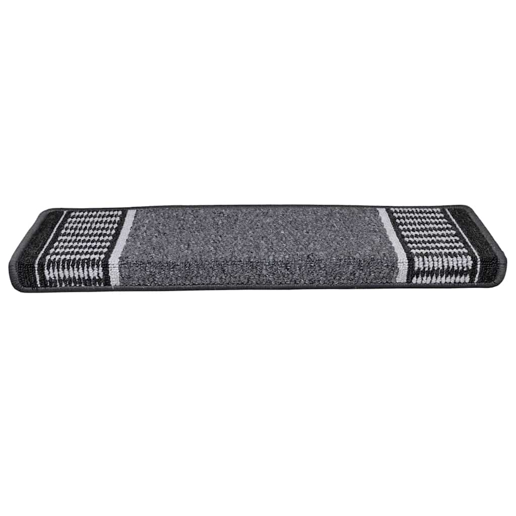 Αυτοκόλλητα Ματ Σκαλοπατιών 15 pcs Ανθρακί 65 x 21 x 4 cm