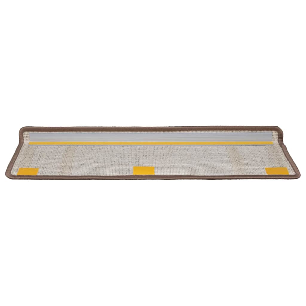 Αυτοκόλλητα Ματ Σκαλοπατιών 15 pcs Καφέ 65 x 21 x 4 cm - Pakobazaar