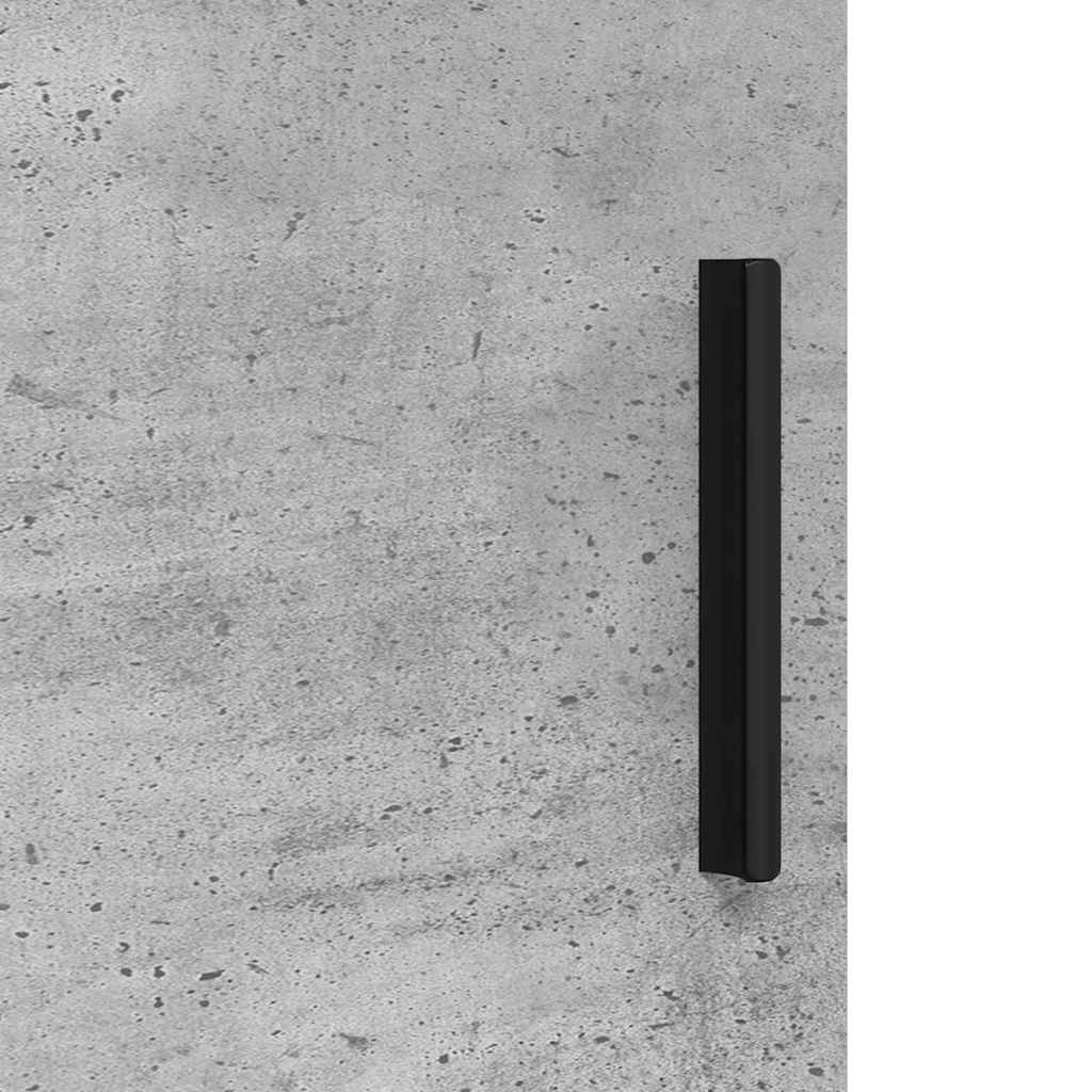 Σετ Επίπλων Μπάνιου 3 pcs Γκρι σκυροδέματος Επεξεργασμένο ξύλο