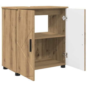 Σετ Επίπλων Μπάνιου 3 τμχ. Artisan Oak 61 x 35 x 64 εκ. - Pakobazaar