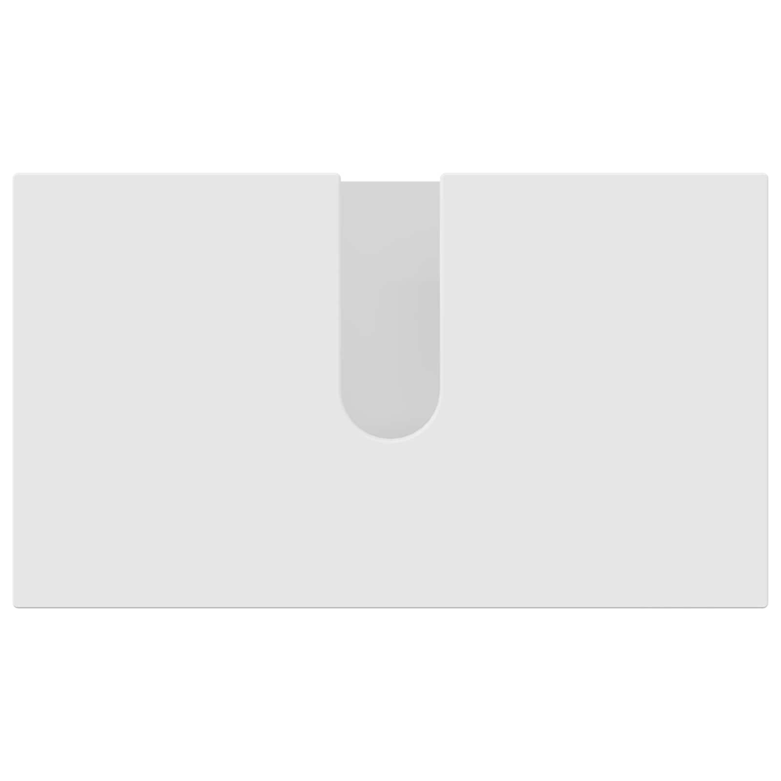 Σετ Επίπλων Μπάνιου 5 pcs Λευκό Επεξεργασμένο ξύλο & Μέταλλο - Pakobazaar