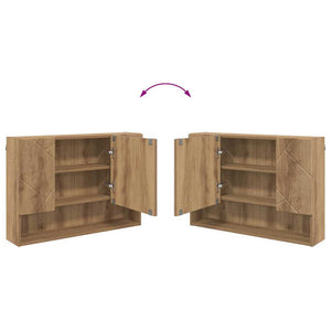 Σετ Επίπλων Μπάνιου 2 τμχ. Artisan Oak 76,5 x 35 x 64 εκ - Pakobazaar