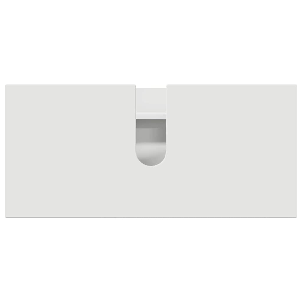 Σετ Επίπλων Μπάνιου με συρτάρι με ράφι Επιτοίχιο 3 pcs Λευκό