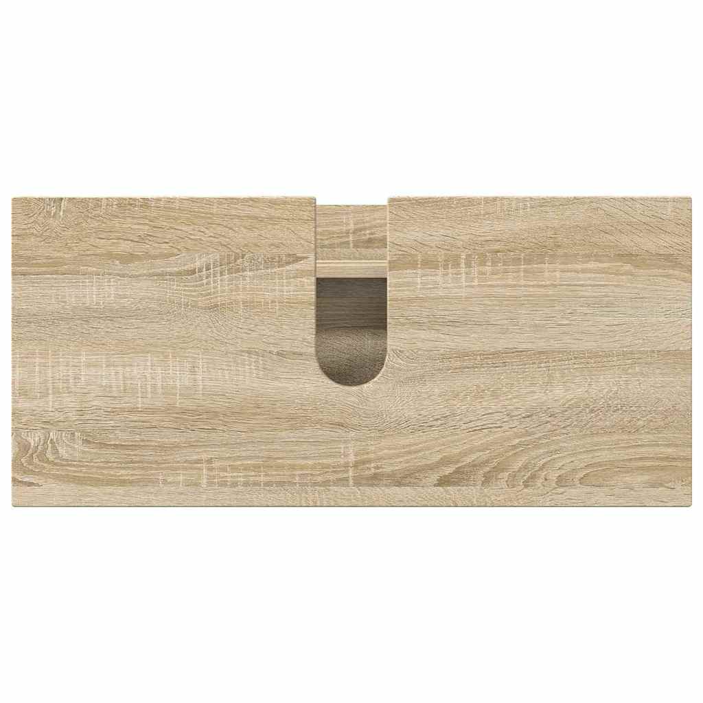 Σετ Επίπλων Μπάνιου με συρτάρι με ράφι 3 pcs Δρύς Sonoma - Pakobazaar