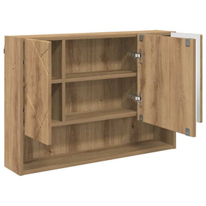 Σετ Επίπλων Μπάνιου 3 τμχ. Artisan Oak 76,5 x 35 x 64 εκ - Pakobazaar