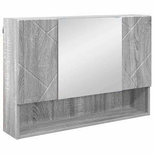 Σετ Επίπλων Μπάνιου με συρτάρι με ράφι 5 pcs Γκρίζο Σονομα - Pakobazaar