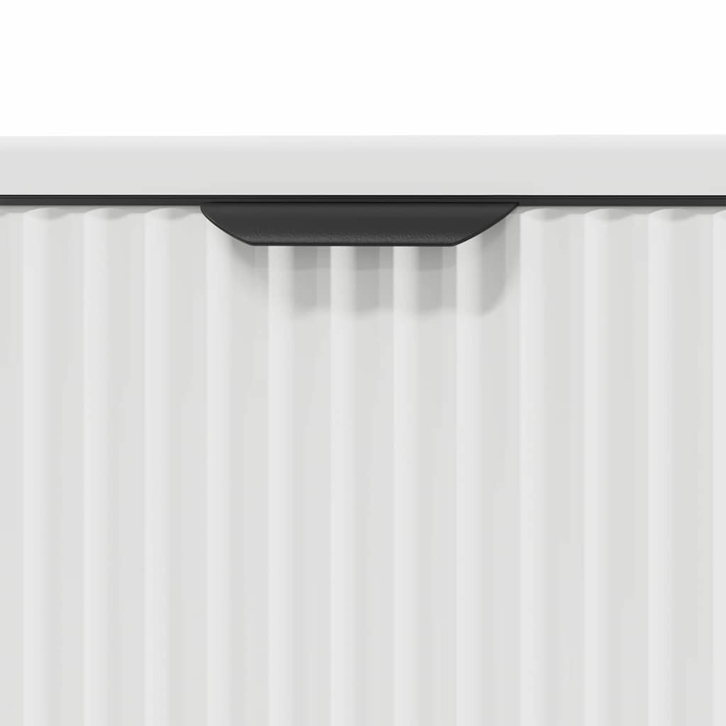 Σετ Επίπλων Μπάνιου με συρτάρι με ράφι Επιτοίχιο 3 pcs Λευκό - Pakobazaar