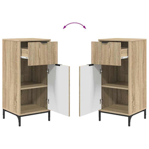 Σετ Επίπλων Μπάνιου 3 pcs Sonoma Δρυς Επεξεργασμένο ξύλο - Pakobazaar