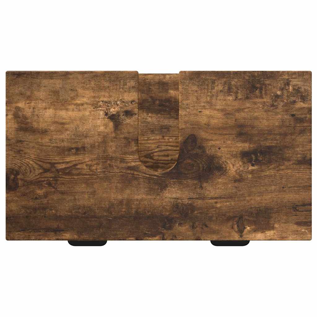 Σετ Επίπλων Μπάνιου με συρτάρι με ράφι 3 pcs Καπνιστό Δρύς