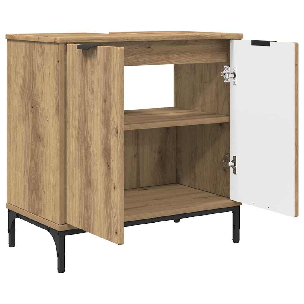 Σετ Επίπλων Μπάνιου 3 τμχ. Artisan Oak 39,5 x 36 x 88 εκ - Pakobazaar