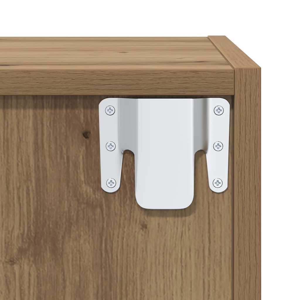 Σετ επίπλου τηλεόρασης 3 pcs Artisan Oak Επεξεργασμένο ξύλο