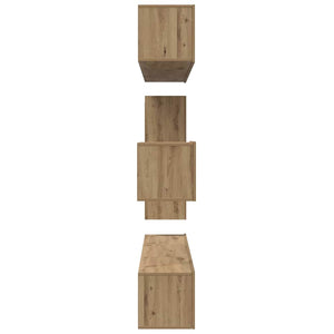 Σετ επίπλου τηλεόρασης 8 pcs Artisan Oak Επεξεργασμένο ξύλο - Pakobazaar