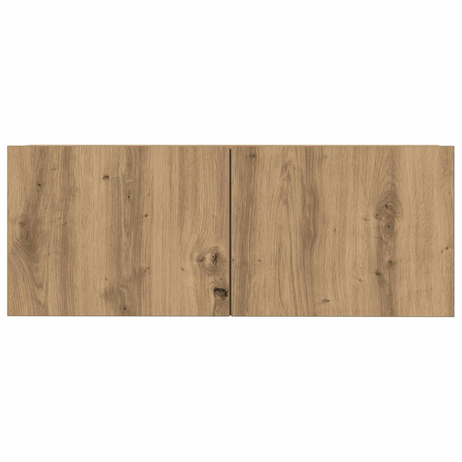 Σετ επίπλου τηλεόρασης 3 pcs Artisan Oak Επεξεργασμένο ξύλο - Pakobazaar