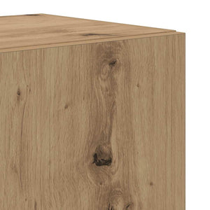 Σετ επίπλου τηλεόρασης 7 τμχ. Artisan Oak Επεξεργασμένο Ξύλο - Pakobazaar