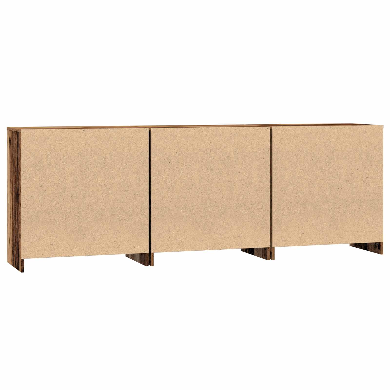 Πλαϊνό γραφείο με συρτάρι 3 pcs Παλιό ξύλο 70 x 41 x 75 εκ. - Pakobazaar