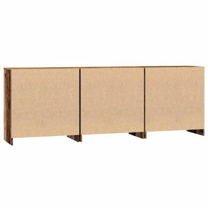 Πλαϊνό γραφείο με συρτάρι 3 pcs Παλιό ξύλο 70 x 41 x 75 εκ. - Pakobazaar