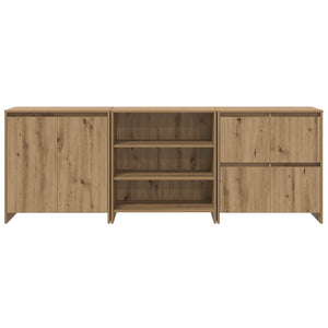 Πλαϊνό γραφείο με συρτάρι 3 pcs Artisan Oak 70 x 41 x 75 εκ. - Pakobazaar