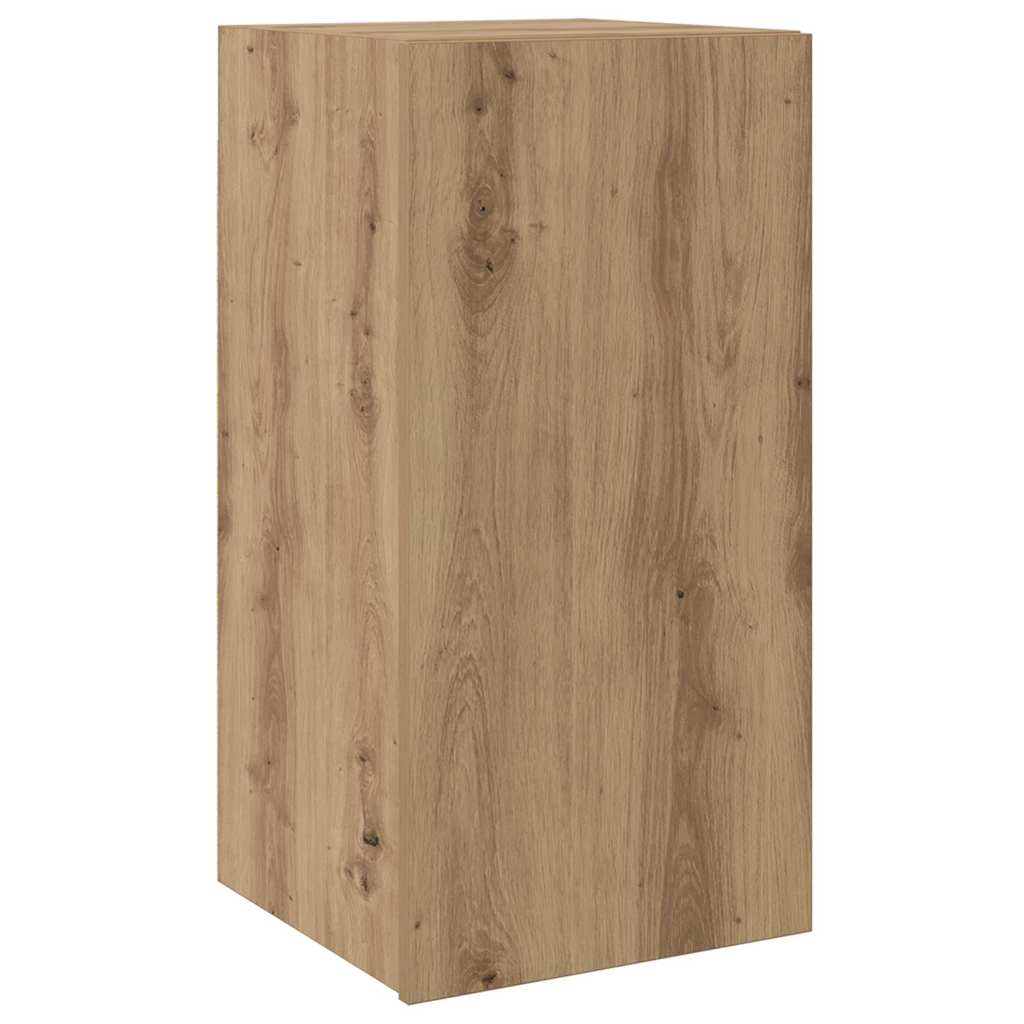 Σετ επίπλου τηλεόρασης 3 τμχ. Artisan Oak Επεξεργασμένο Ξύλο - Pakobazaar