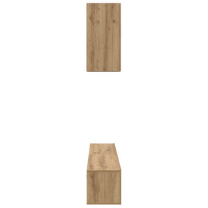 Σετ επίπλου τηλεόρασης 5 pcs Artisan Oak Επεξεργασμένο ξύλο - Pakobazaar