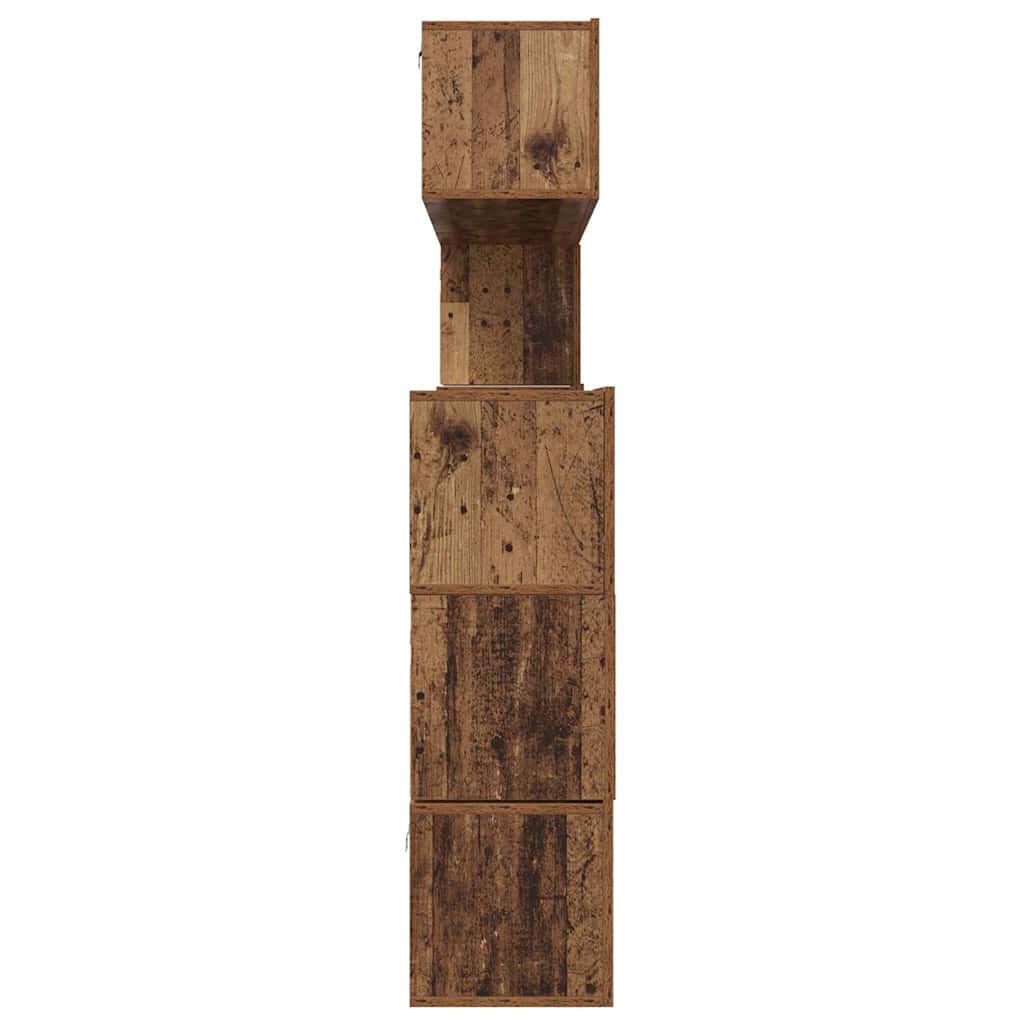 Σετ επίπλου τηλεόρασης 8 pcs Παλιό Ξύλο Επεξεργασμένο ξύλο - Pakobazaar