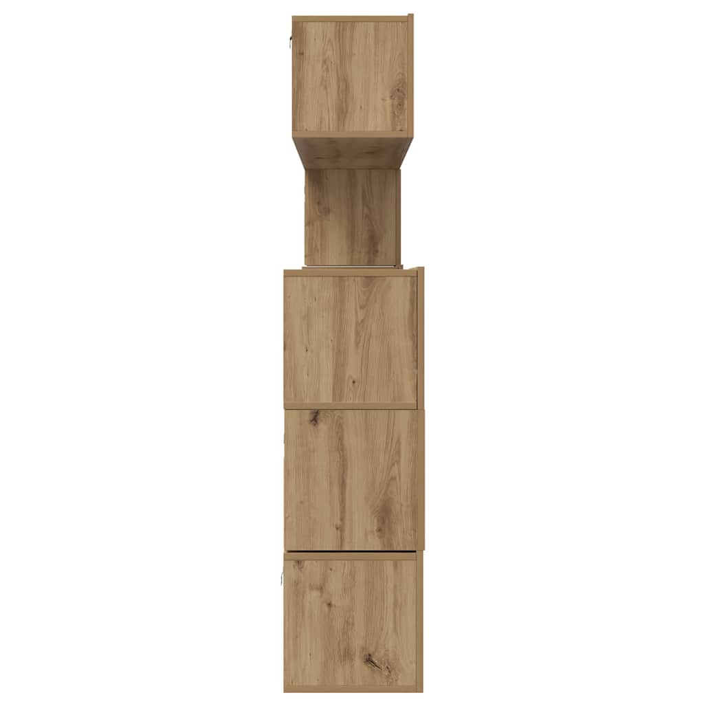 Σετ επίπλου τηλεόρασης 8 pcs Artisan Oak Επεξεργασμένο ξύλο - Pakobazaar