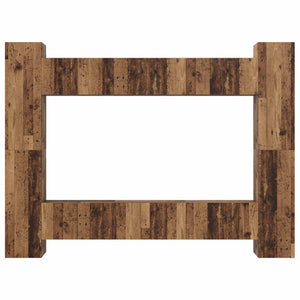 Σετ επίπλου τηλεόρασης 10 pcs Παλιό Ξύλο 30,5 x 30 x 90 cm - Pakobazaar