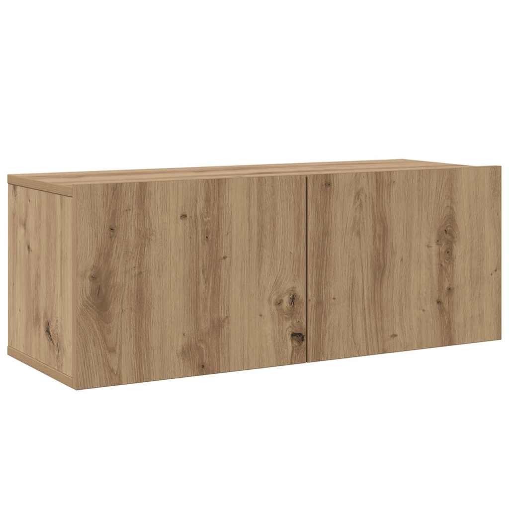Σετ επίπλου τηλεόρασης 6 τμχ. Artisan Oak Επεξεργασμένο Ξύλο