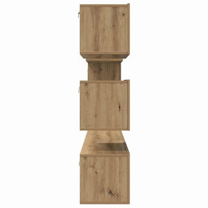 Σετ επίπλου τηλεόρασης 6 pcs Artisan Oak Επεξεργασμένο ξύλο - Pakobazaar