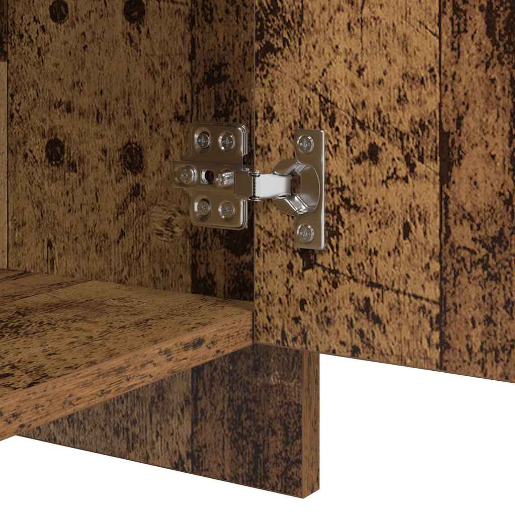 Πλαϊνό γραφείο 2 pcs Παλιό ξύλο 70 x 41 x 75 εκ. - Pakobazaar