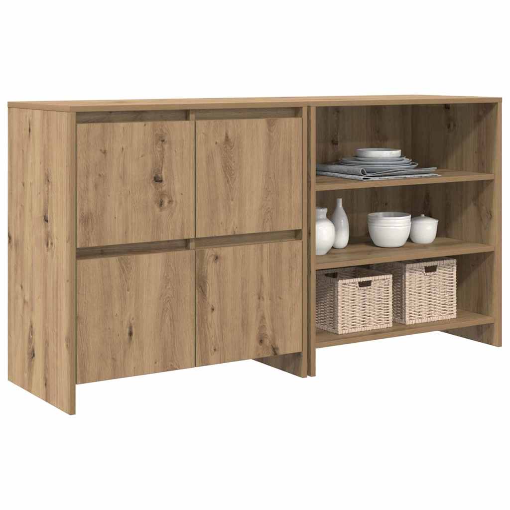 Πλαϊνό γραφείο 2 pcs Artisan Oak 70 x 41 x 75 εκ.