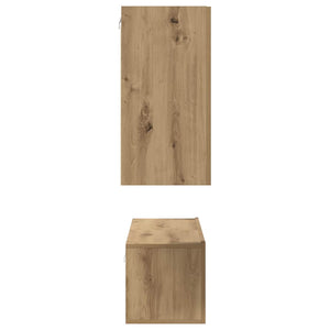 Σετ επίπλου τηλεόρασης 6 τμχ. Artisan Oak Επεξεργασμένο Ξύλο