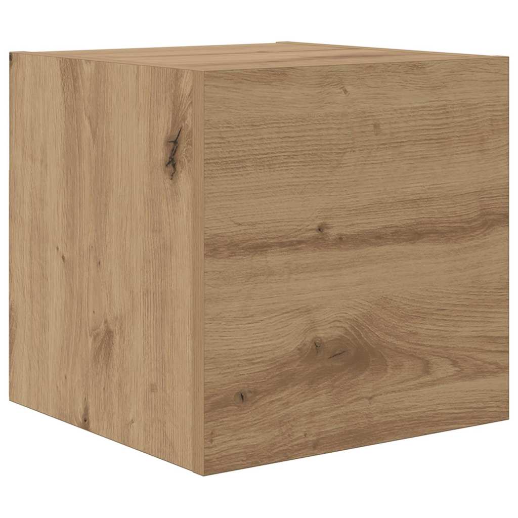 Σετ επίπλου τηλεόρασης 10 τμχ. Artisan Oak Επεξεργασμένο Ξύλο - Pakobazaar