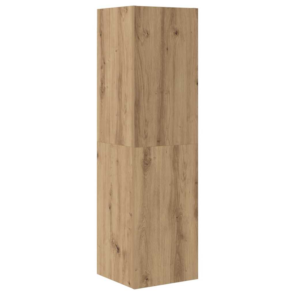 Σετ επίπλου τηλεόρασης 4 pcs Artisan Oak Επεξεργασμένο ξύλο