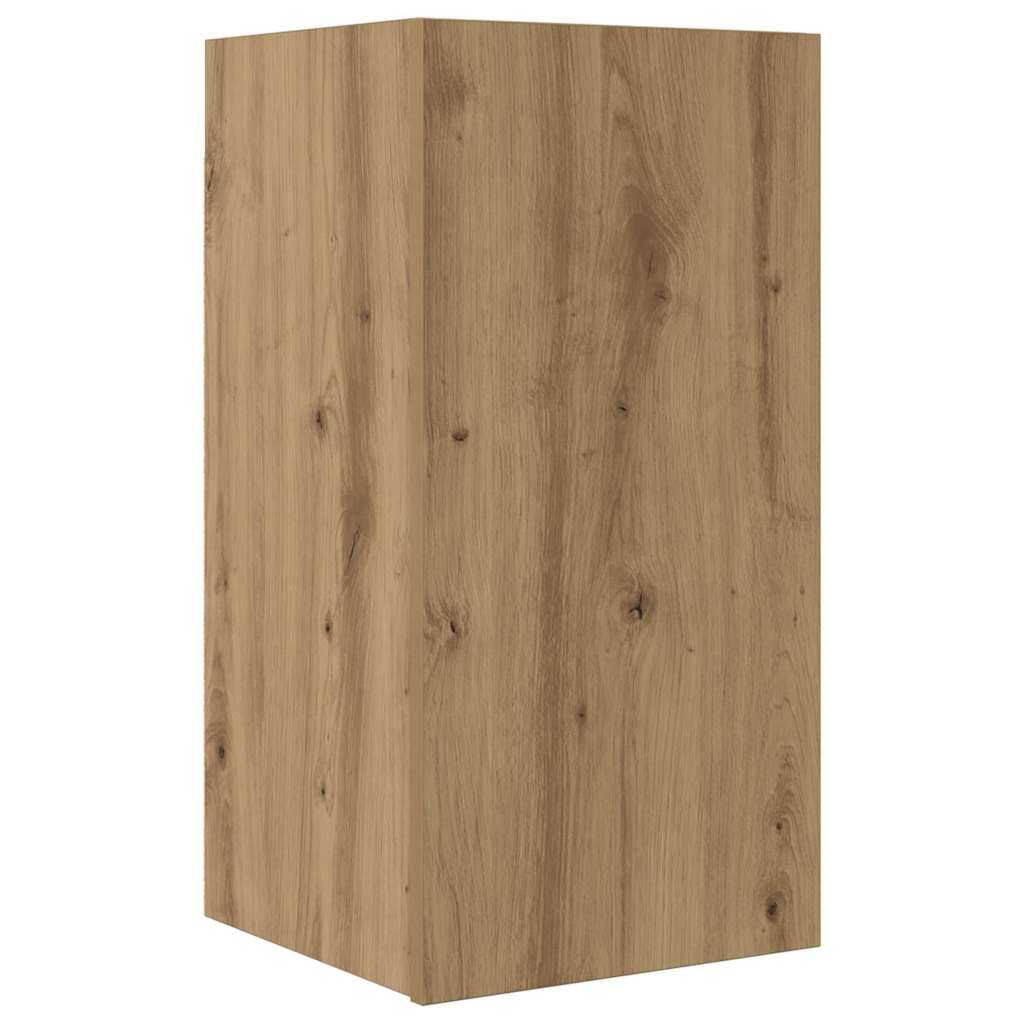 Σετ επίπλου τηλεόρασης 8 τμχ. Artisan Oak Επεξεργασμένο Ξύλο