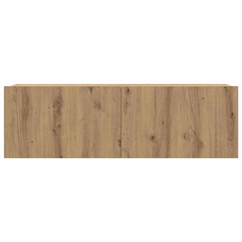 Μονάδες TV Επιτοίχιο 4 pcs Artisan Oak Επεξεργασμένο ξύλο - Pakobazaar