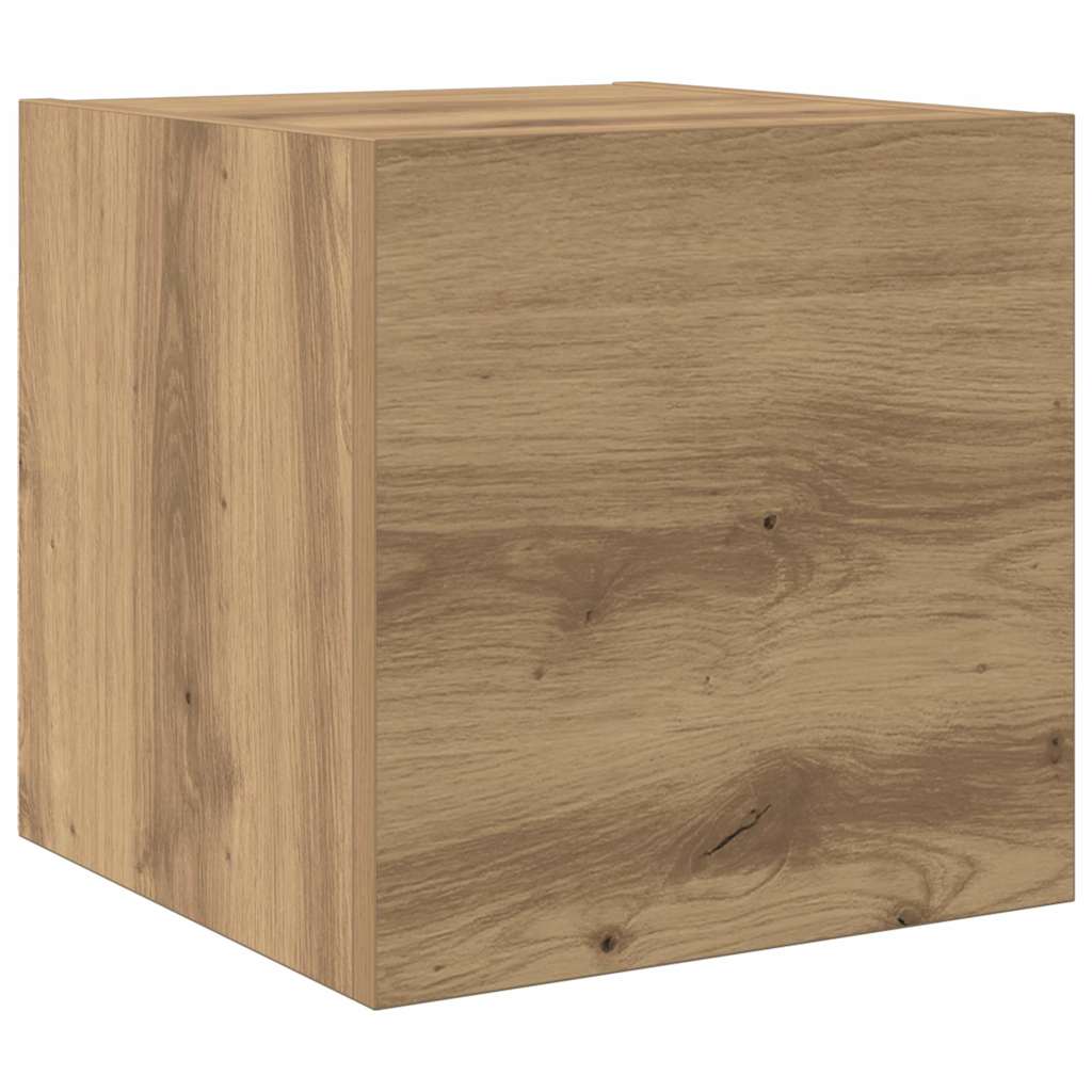 Μονάδες TV Επιτοίχιο 4 pcs Artisan Oak Επεξεργασμένο ξύλο - Pakobazaar