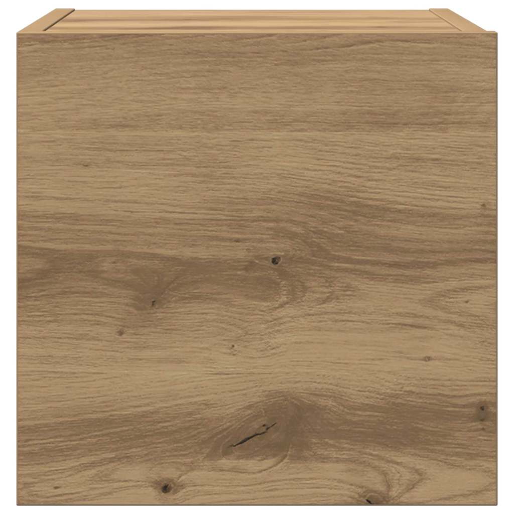 Μονάδες TV Επιτοίχιο 4 pcs Artisan Oak Επεξεργασμένο ξύλο - Pakobazaar