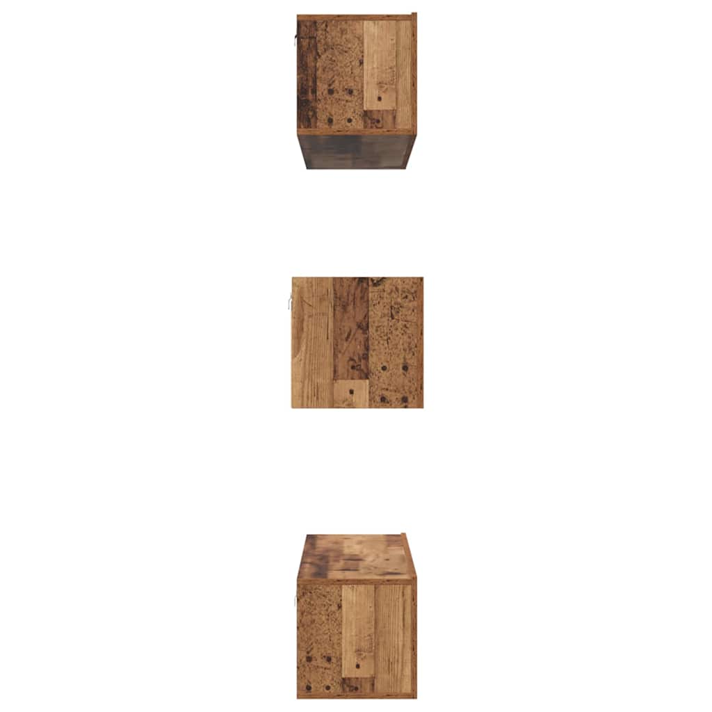 Σετ επίπλου τηλεόρασης 6 pcs Παλιό Ξύλο Επεξεργασμένο ξύλο - Pakobazaar