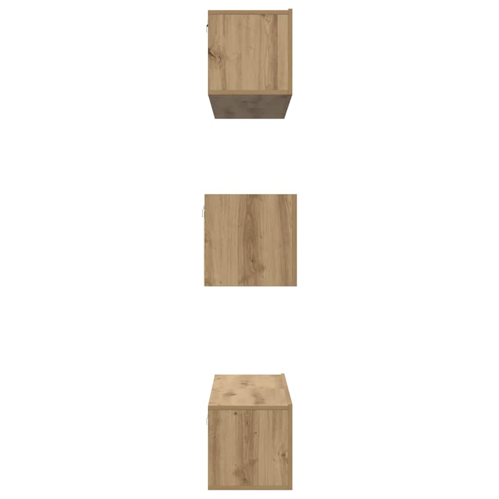 Σετ επίπλου τηλεόρασης 6 pcs Artisan Oak Επεξεργασμένο ξύλο - Pakobazaar