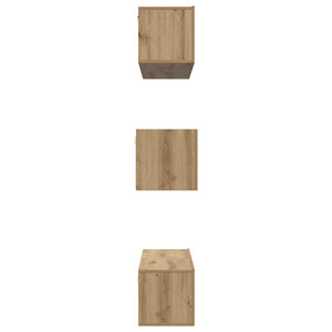 Σετ επίπλου τηλεόρασης 6 pcs Artisan Oak Επεξεργασμένο ξύλο - Pakobazaar