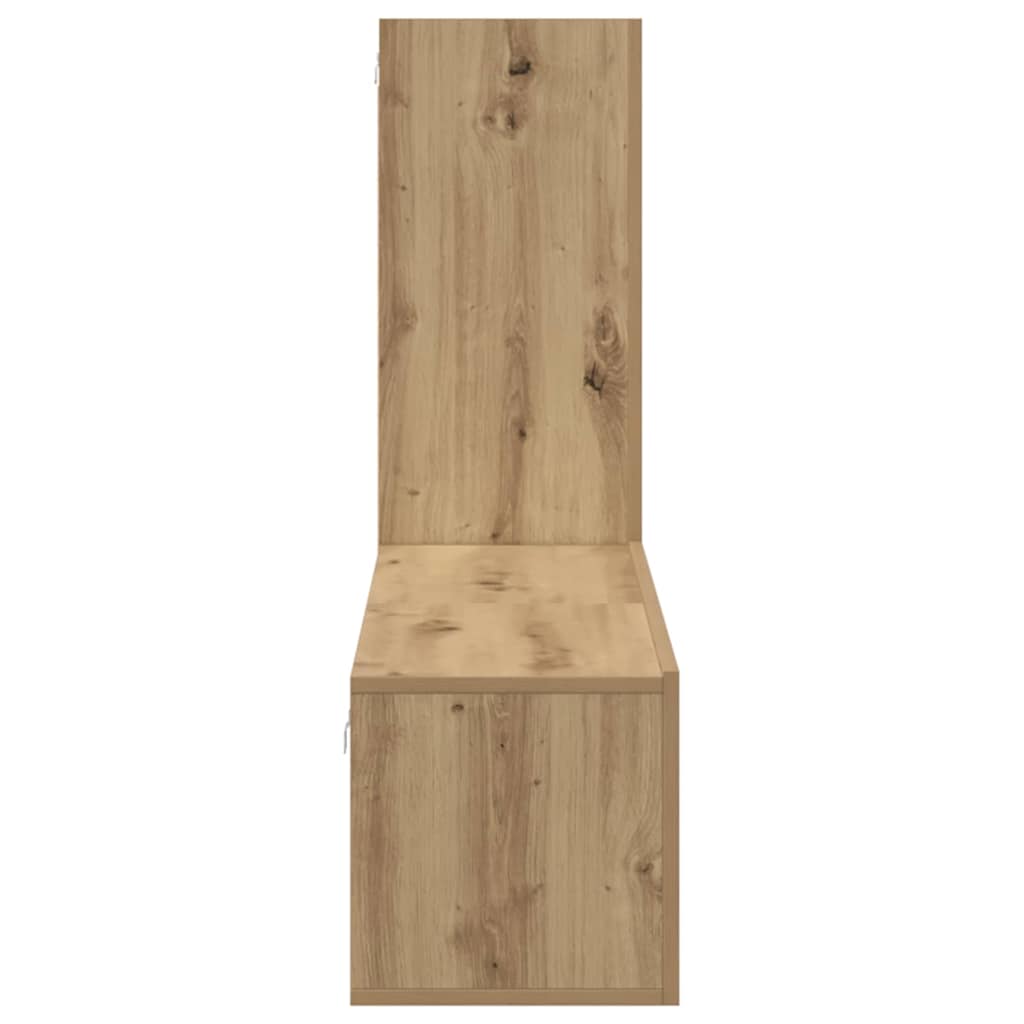 Σετ επίπλου τηλεόρασης 3 pcs Artisan Oak Επεξεργασμένο ξύλο - Pakobazaar