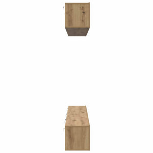 Σετ επίπλου τηλεόρασης 6 pcs Artisan Oak Επεξεργασμένο ξύλο - Pakobazaar