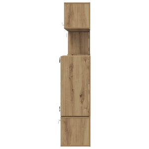 Μονάδες TV Επιτοίχιο 4 pcs Artisan Oak Επεξεργασμένο ξύλο - Pakobazaar