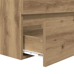 Σετ Επίπλων Μπάνιου 3 pcs Artisan Oak Επεξεργασμένο ξύλο - Pakobazaar