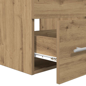 Σετ Επίπλων Μπάνιου 2 pcs Artisan Oak Επεξεργασμένο ξύλο - Pakobazaar